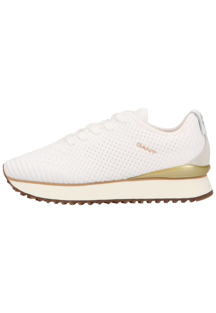 GANT Sneaker Lederimitat/Textil Weiß - surf4shoes