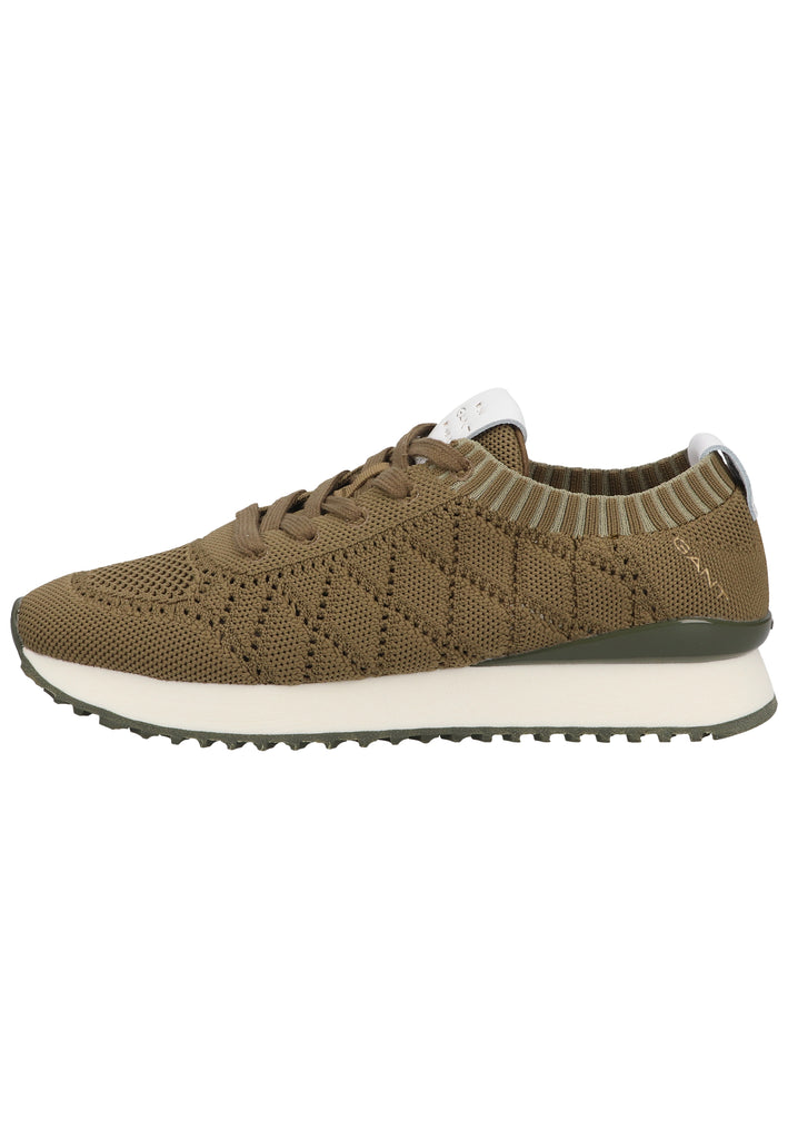 GANT Sneaker Leder/Textil Dunkelgrün - surf4shoes