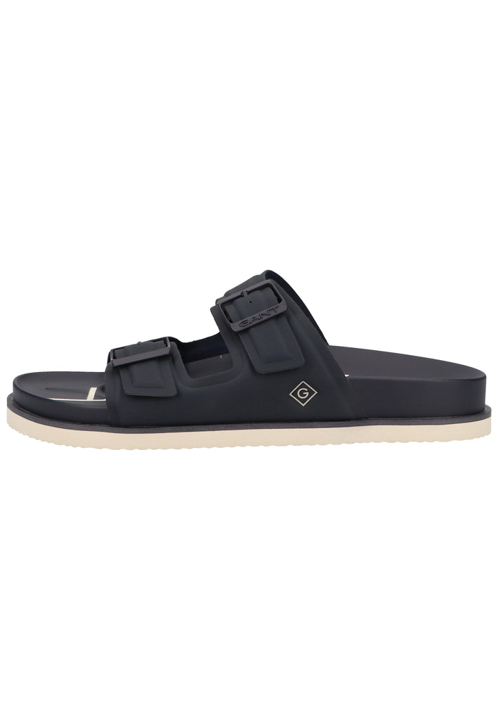 GANT Pantoletten Lederimitat Marine - surf4shoes