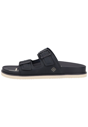 GANT Pantoletten Lederimitat Marine - surf4shoes