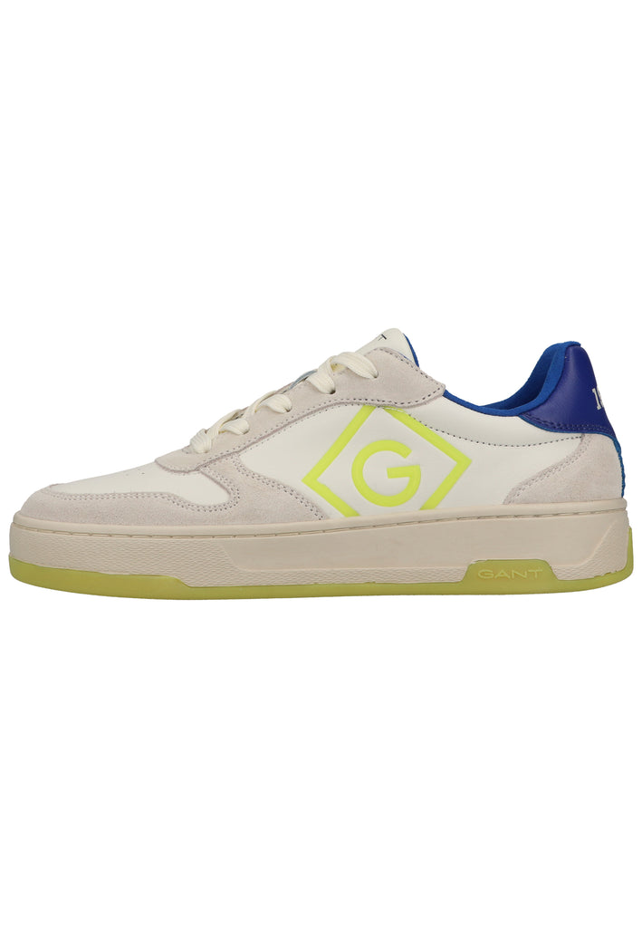 GANT Sneaker Leder Weiß/Blau - surf4shoes