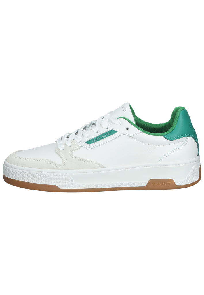 GANT Sneaker Leder Weiß/Grün - surf4shoes
