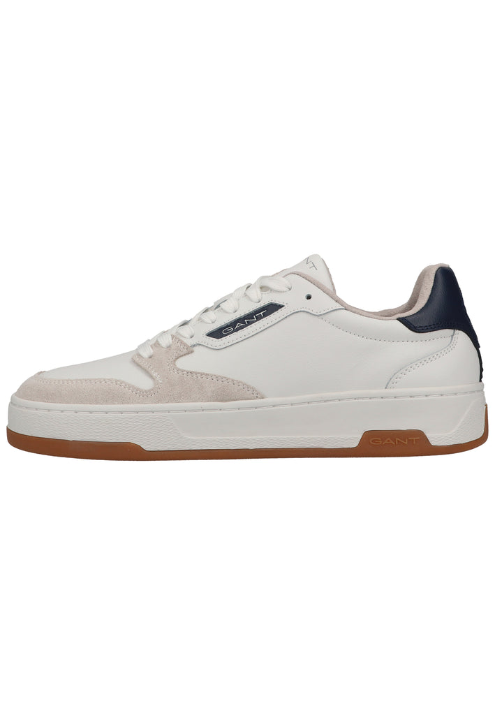 GANT Sneaker Leder Weiß/Blau - surf4shoes