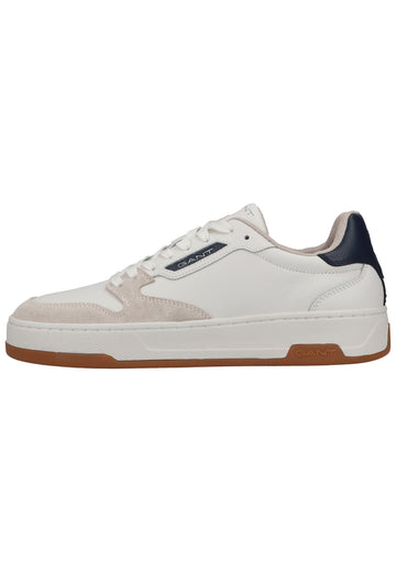 GANT Sneaker Leder Weiß/Blau - surf4shoes