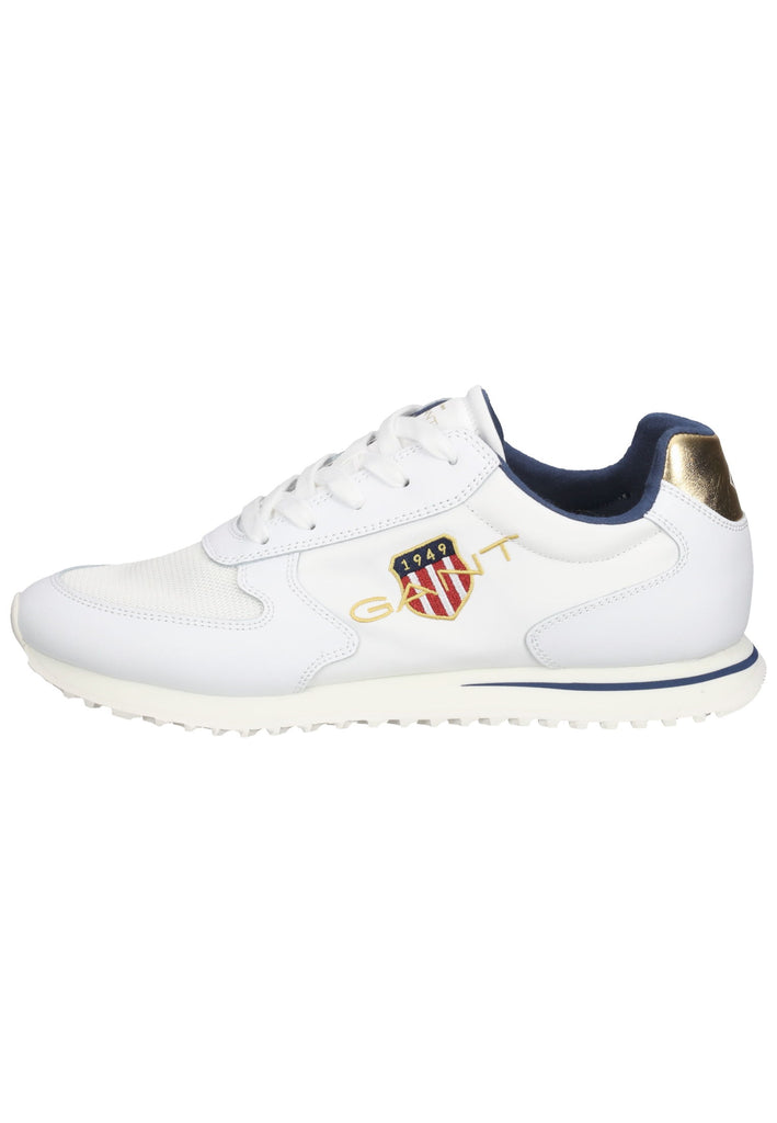 GANT Sneaker Leder/Textil Weiß - surf4shoes