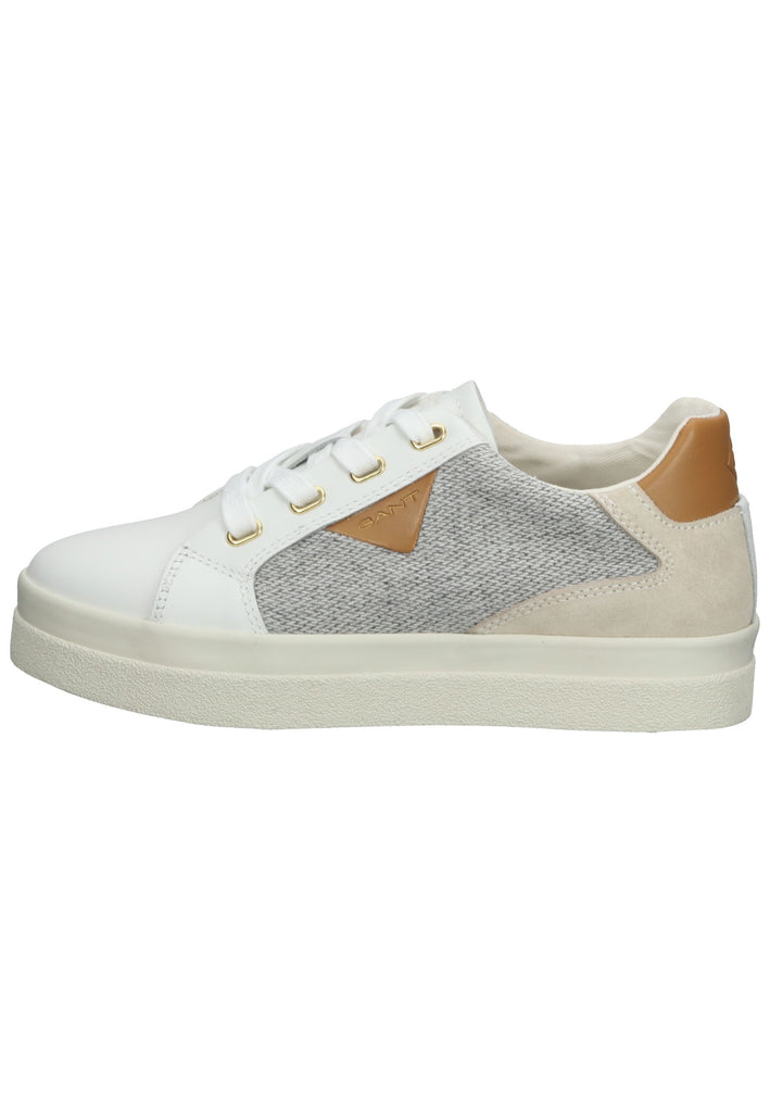 GANT Sneaker Leder Grau/Weiß - surf4shoes