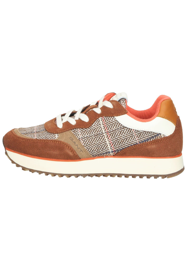 GANT Sneaker Veloursleder Braun/Orange - surf4shoes