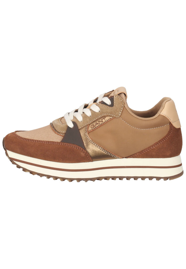 GANT Sneaker Leder/Nylon Braun - surf4shoes