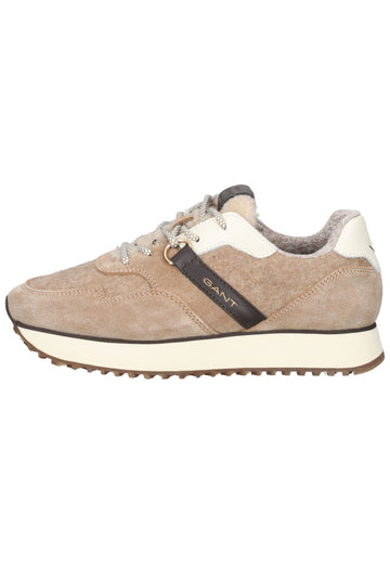 GANT Sneaker Veloursleder Hellbraun - surf4shoes