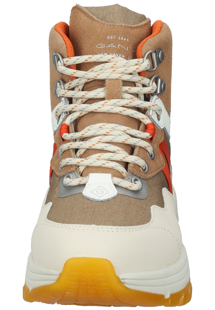 GANT Stiefelette Lederimitat/Nylon Braun/Weiß - surf4shoes