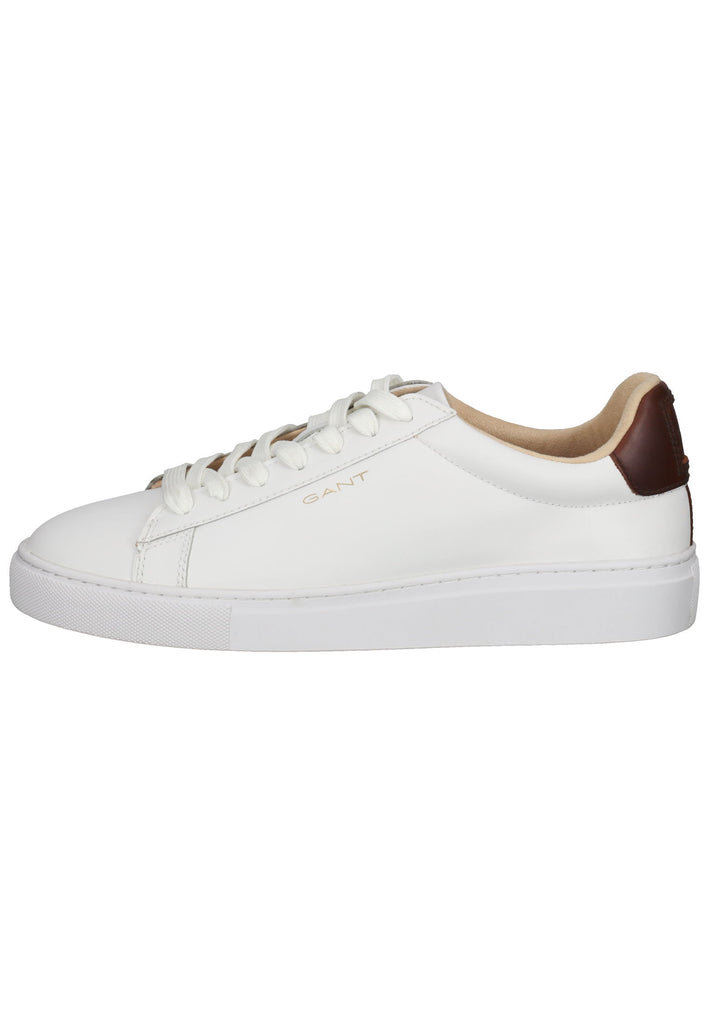 GANT Sneaker Leder Weiß/Braun - surf4shoes