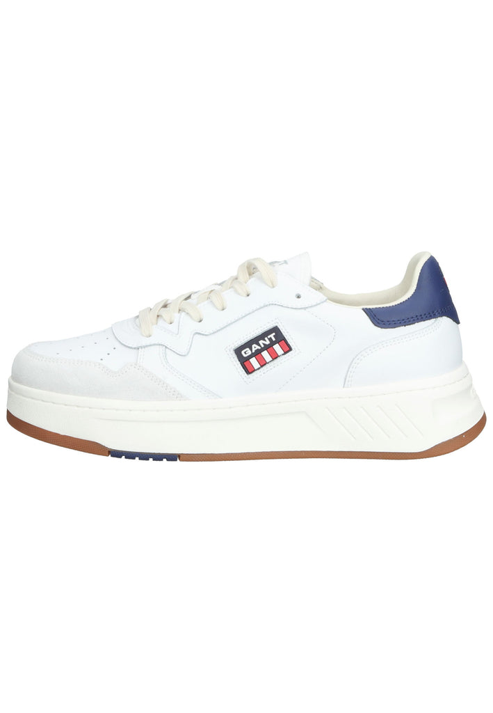 GANT Sneaker Leder Weiß/Blau - surf4shoes