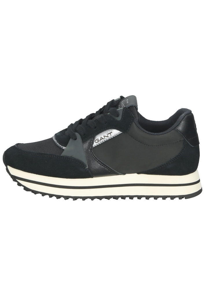 GANT Sneaker Leder/Nylon Schwarz/Grau - surf4shoes