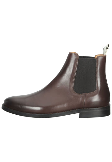 GANT Stiefelette Leder/Textil Dunkelbraun - surf4shoes