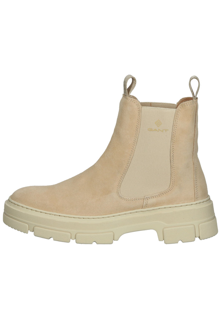 GANT Stiefelette Veloursleder Hellbeige - surf4shoes