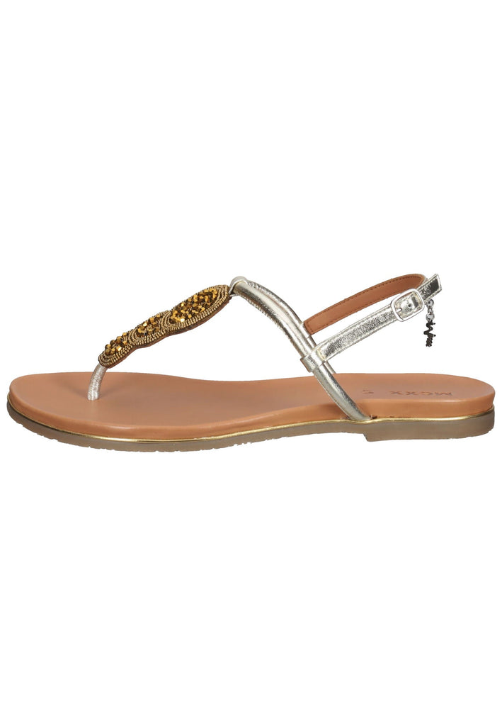 Mexx Zehensteg Leder/Synthetik Gold - surf4shoes