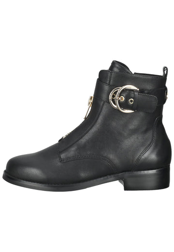 Mexx Stiefelette Leder Schwarz - surf4shoes