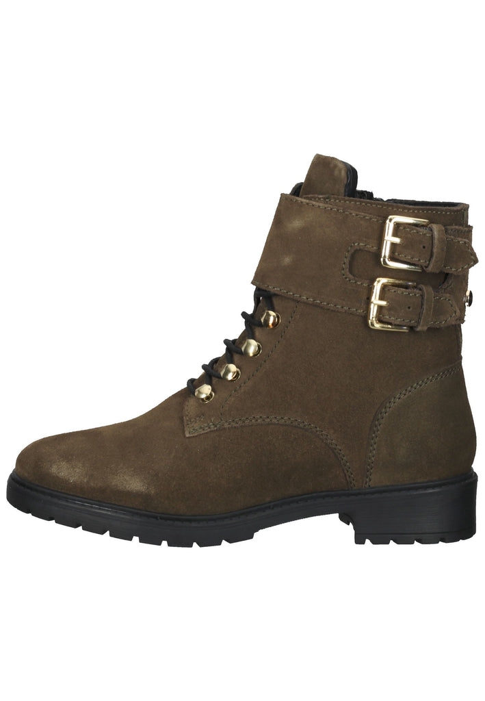 Mexx Stiefelette Leder Olive Warmfutter - surf4shoes