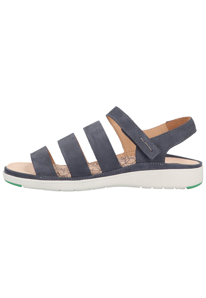 Ganter Sandalen Nubukleder Dunkelblau - surf4shoes