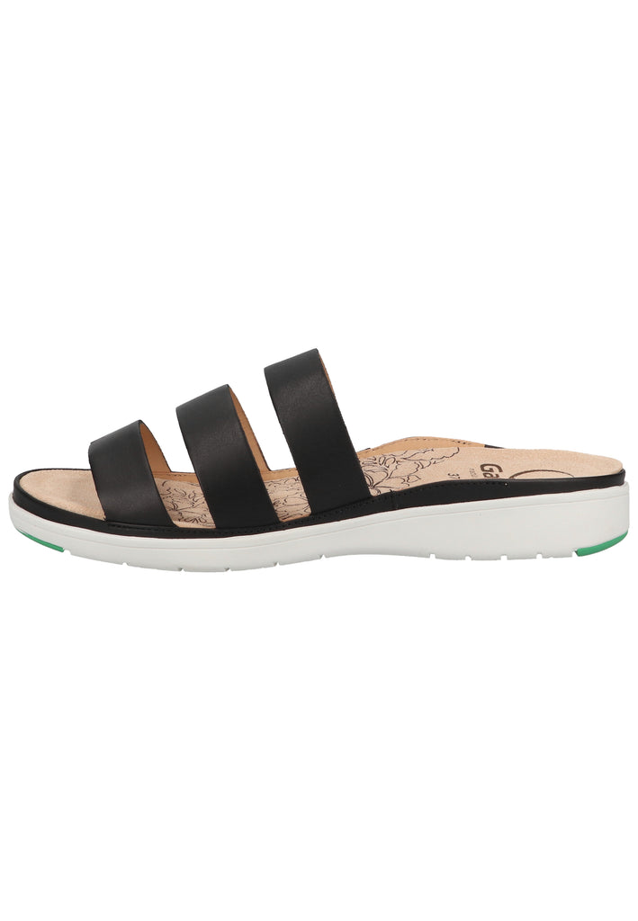 Ganter Pantoletten Leder Schwarz - surf4shoes