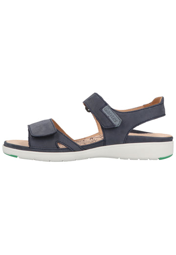 Ganter Sandalen Nubukleder Dunkelblau - surf4shoes
