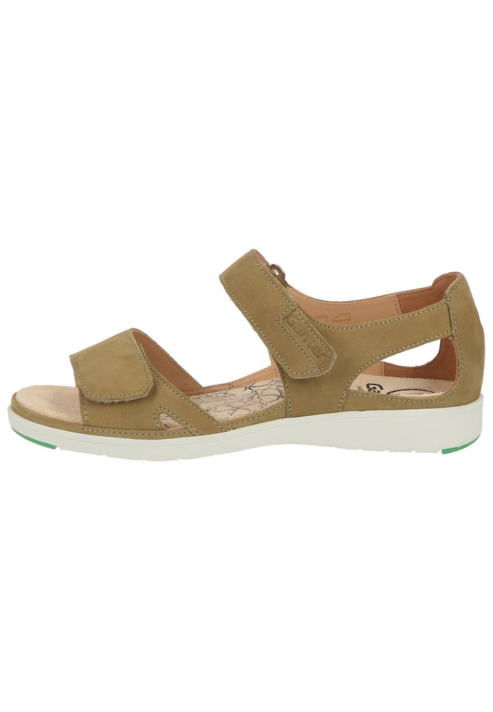 Ganter Sandalen Nubukleder Grün - surf4shoes