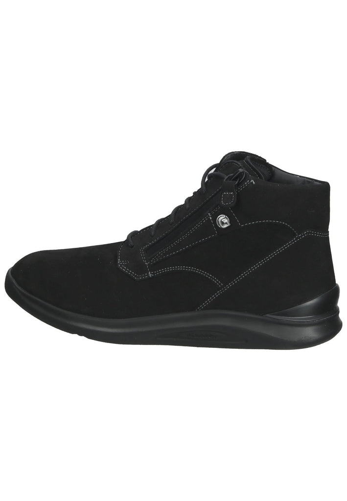 Ganter Stiefelette Nubukleder Schwarz - surf4shoes