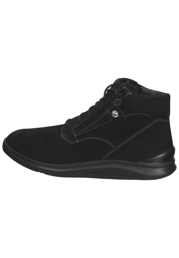 Ganter Stiefelette Nubukleder Schwarz - surf4shoes