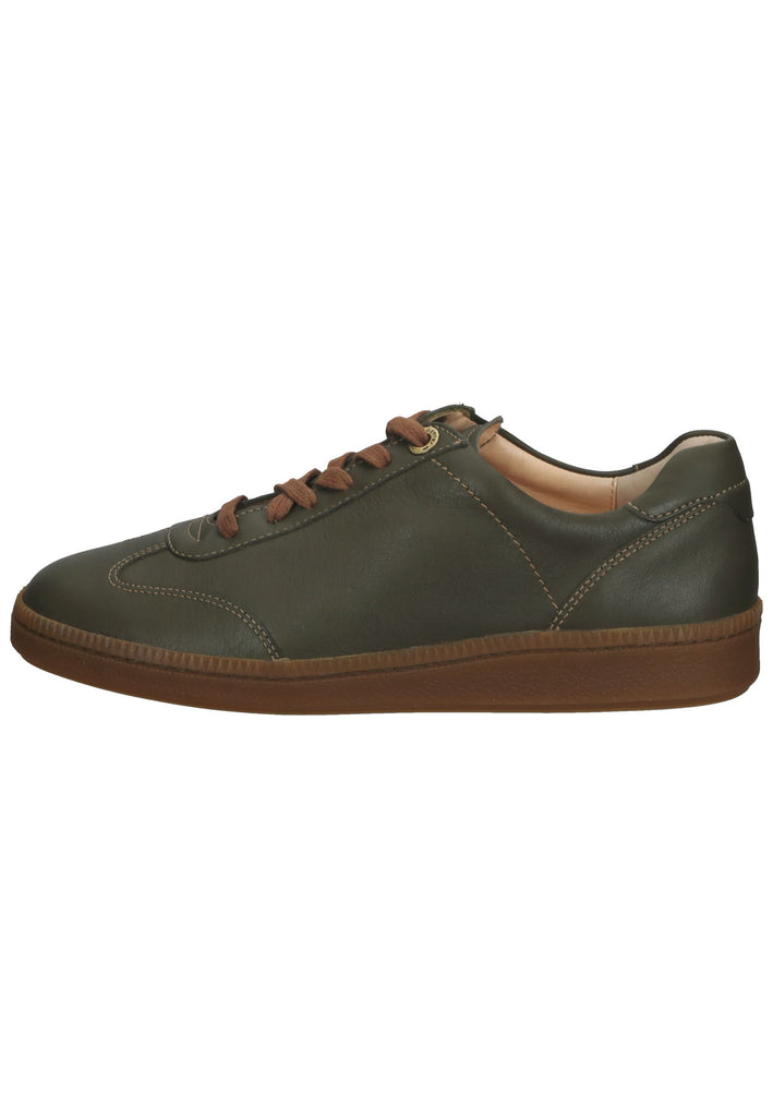 Ganter Halbschuhe Leder Oliv - surf4shoes