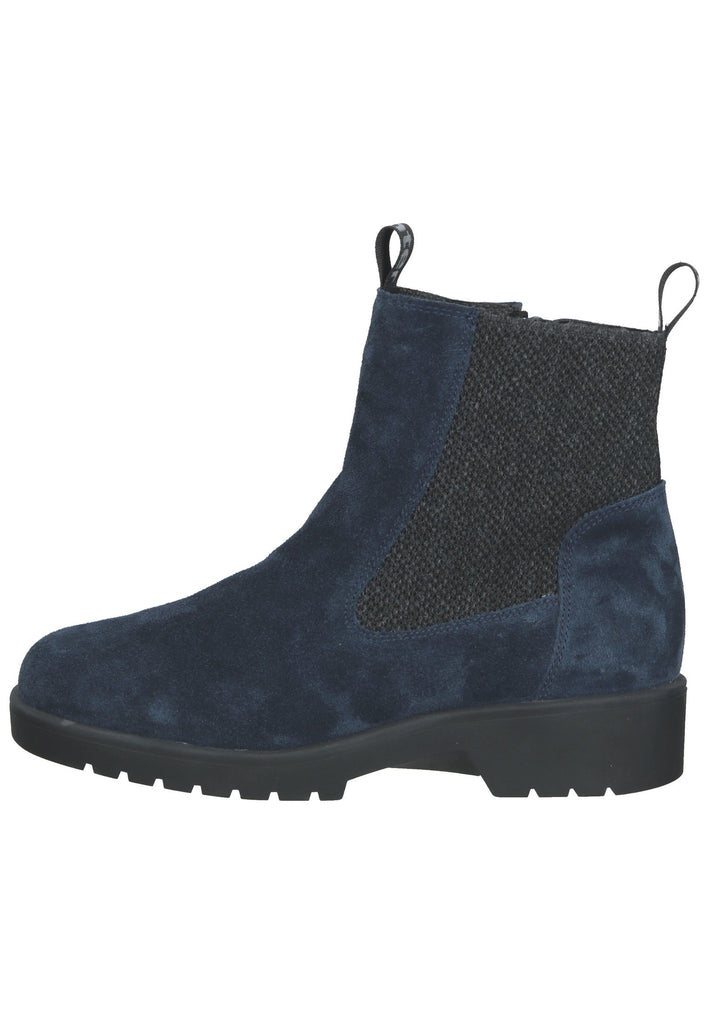 Ganter Stiefelette Veloursleder Blau Warmfutter - surf4shoes