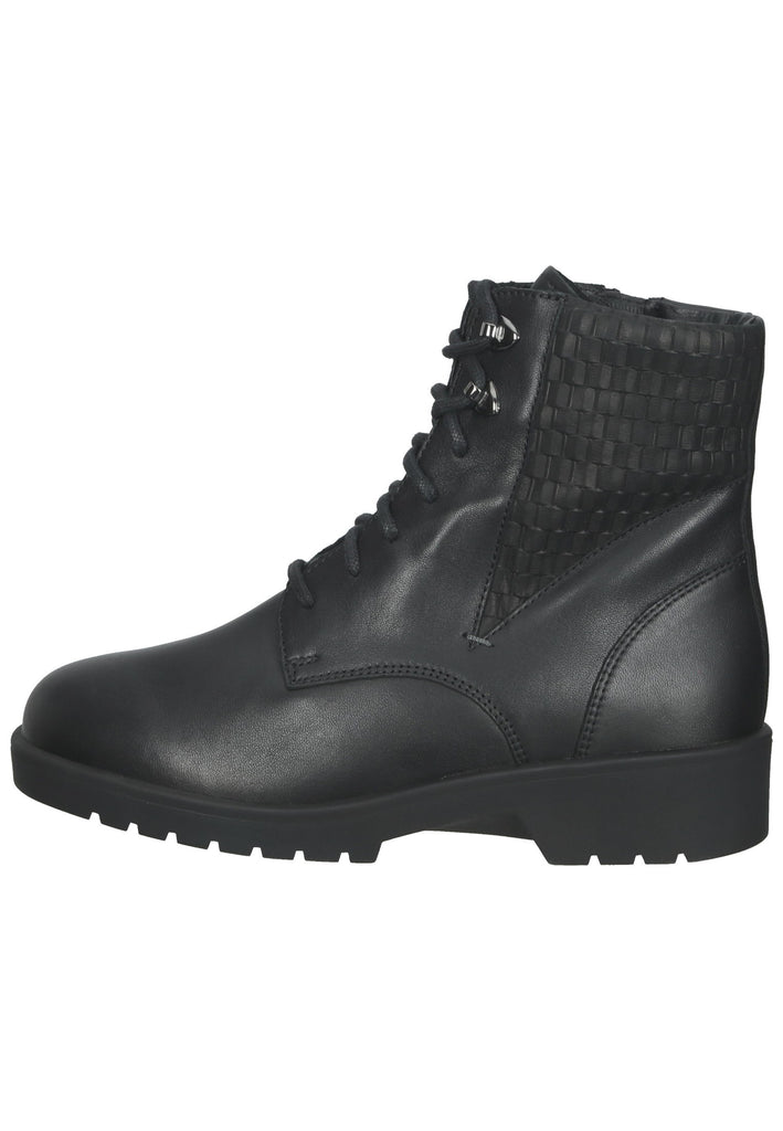 Ganter Stiefelette Nubuk / Naturleder Schwarz Warmfutter - surf4shoes