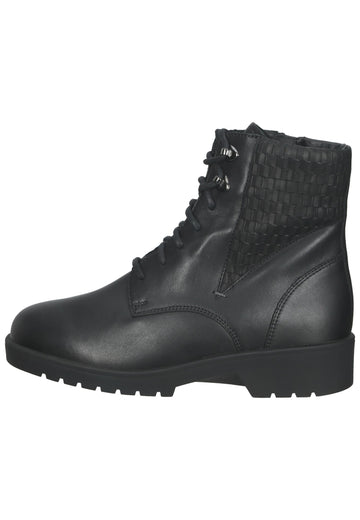 Ganter Stiefelette Nubuk / Naturleder Schwarz Warmfutter - surf4shoes