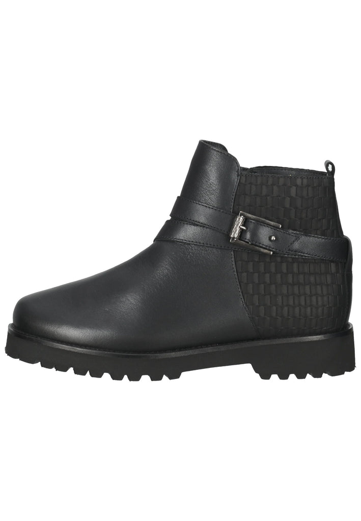 Ganter Stiefelette Nubuk / Naturleder Schwarz - surf4shoes
