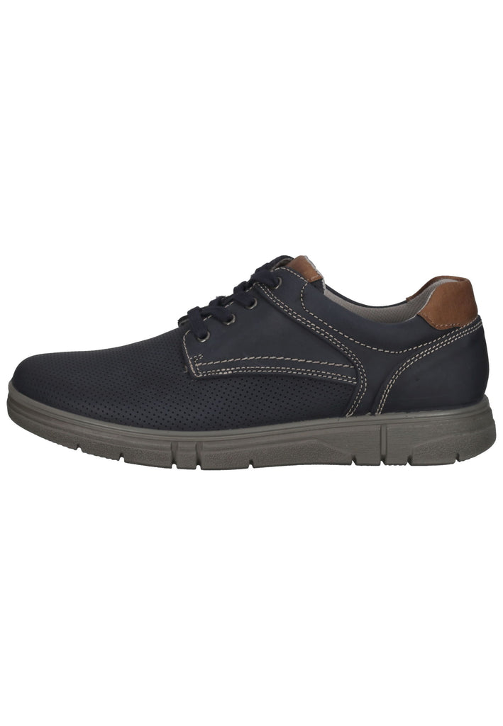 IMAC Halbschuhe Leder Blau/Braun - surf4shoes