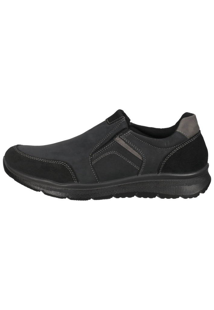 IMAC Sneaker Nubukleder Schwarz/Grau - surf4shoes