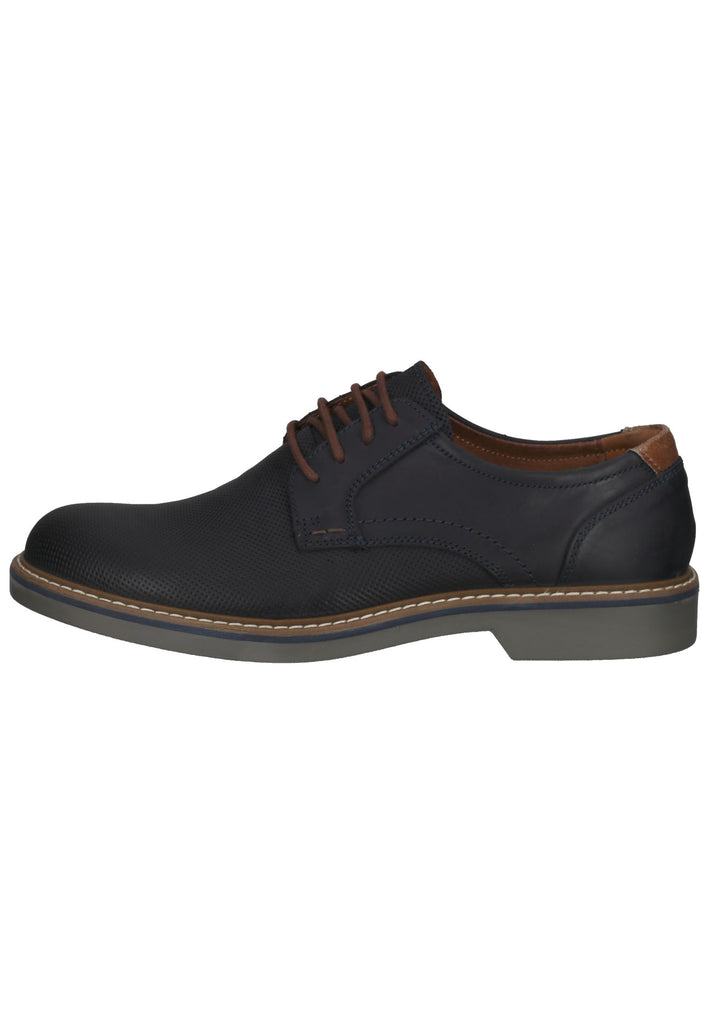 IMAC Halbschuhe Leder Blau/Braun - surf4shoes