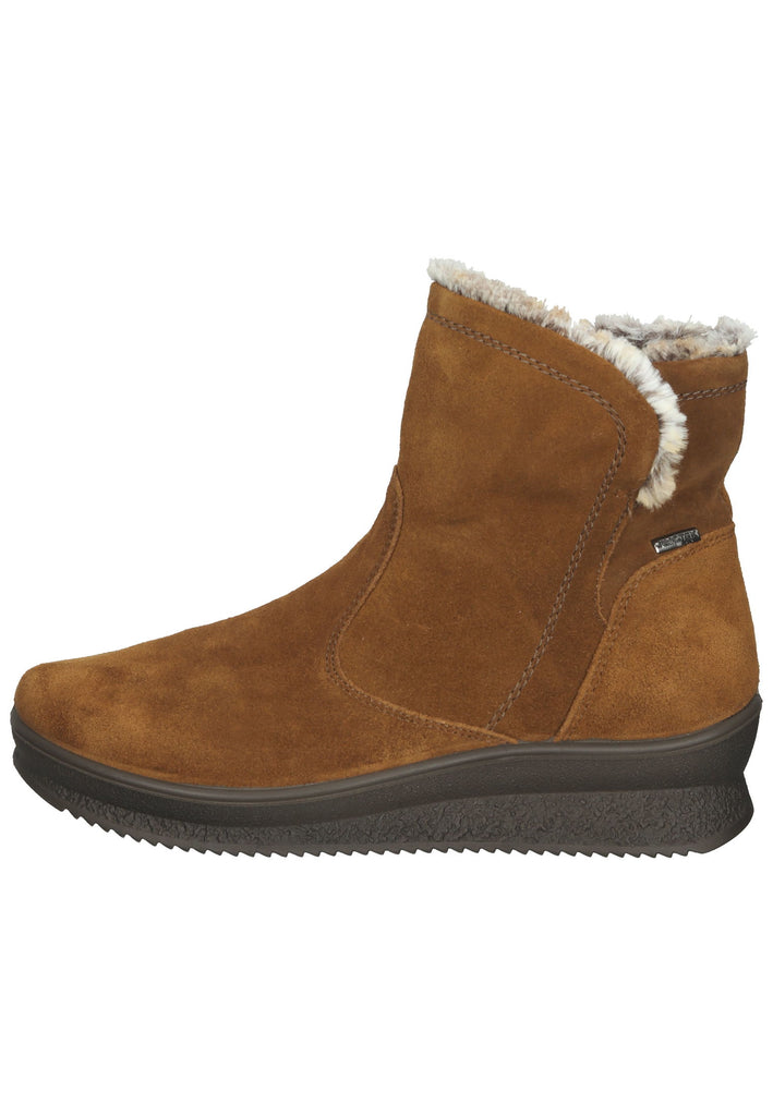 IMAC Stiefelette Veloursleder Cognac Warmfutter - surf4shoes