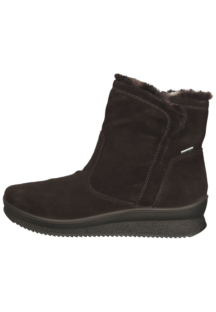 IMAC Stiefelette Veloursleder Dunkelbraun Warmfutter - surf4shoes