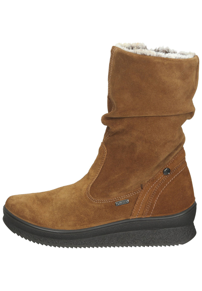 IMAC Stiefelette Veloursleder Cognac Warmfutter - surf4shoes