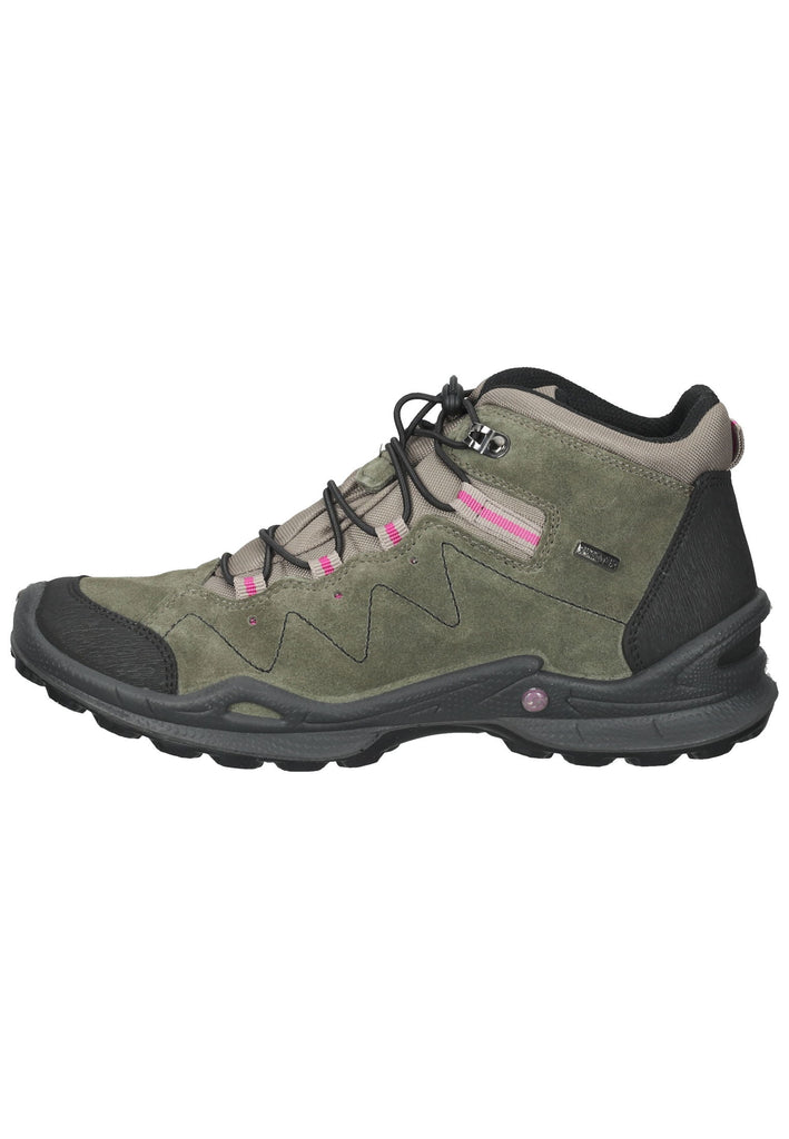 IMAC Wanderschuhe Veloursleder Schwarz/Grün - surf4shoes