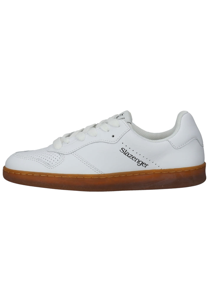 Slazenger Sneaker Leder Weiß/Schwarz - surf4shoes