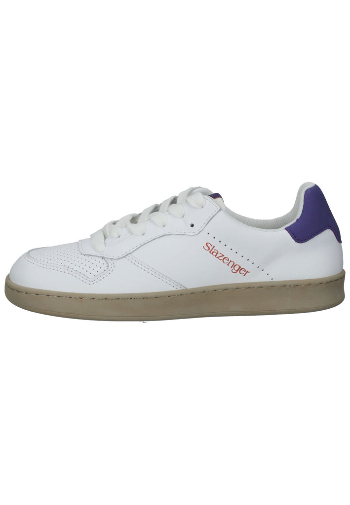 Slazenger Sneaker Leder Weiß/Pink - surf4shoes