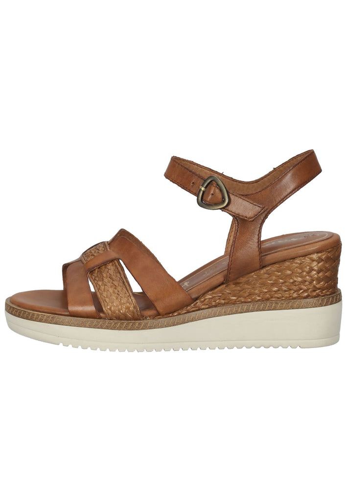Tamaris Sandalen Leder/Synthetik Cognac - surf4shoes