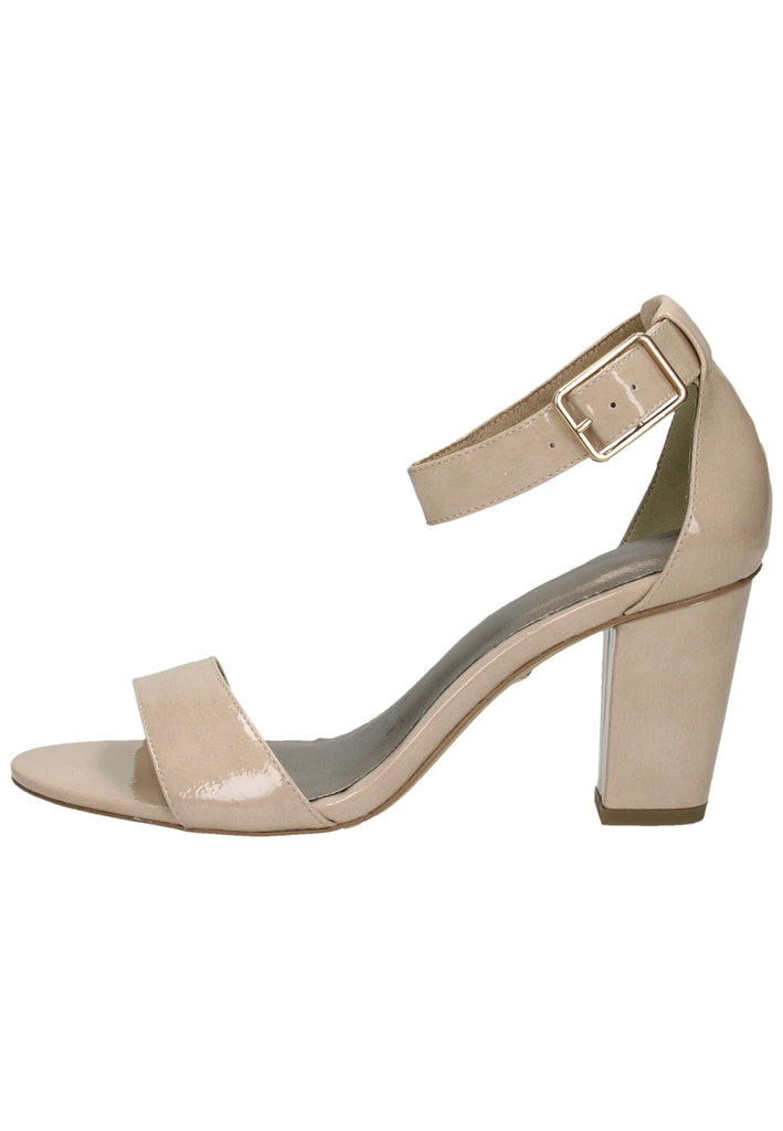 Tamaris Sandalen Lederimitat Nude Lack - surf4shoes