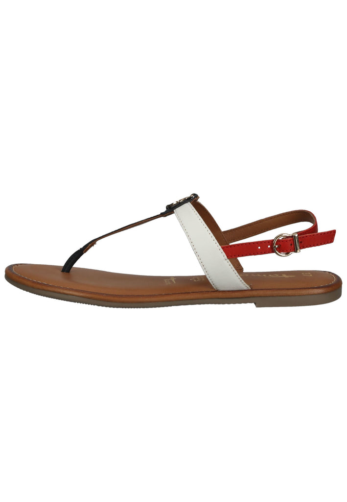 Tamaris Zehensteg Leder Navy - surf4shoes