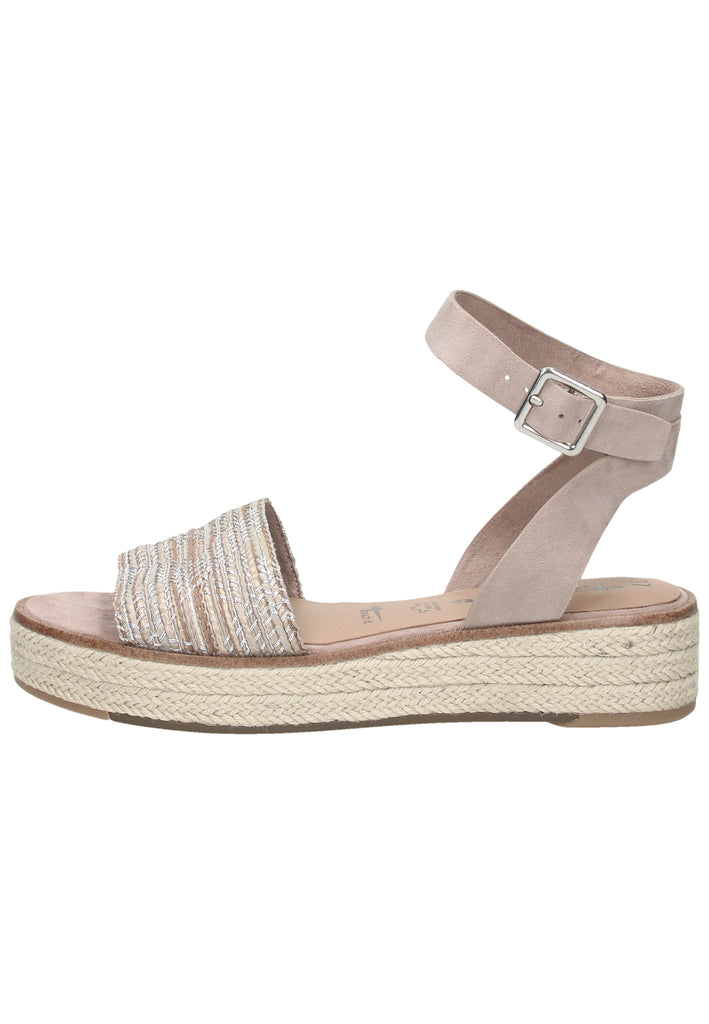 Tamaris Sandalen Leder/Textil Old Rose - surf4shoes