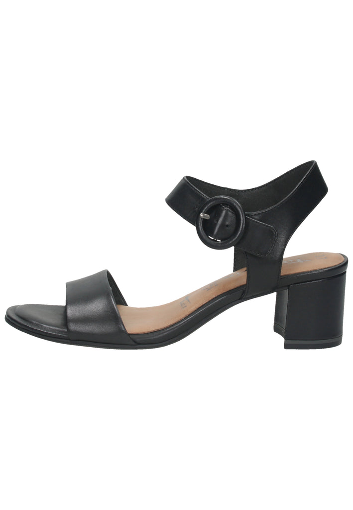 Tamaris Sandalen Leder Schwarz - surf4shoes