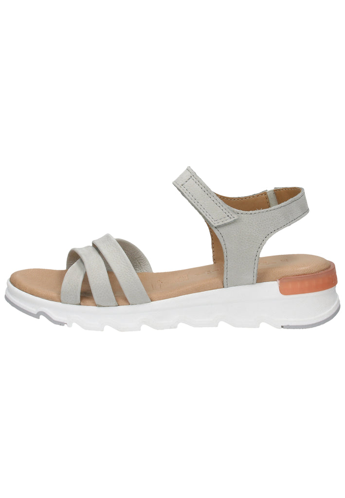 Tamaris Sandalen Leder Grau - surf4shoes