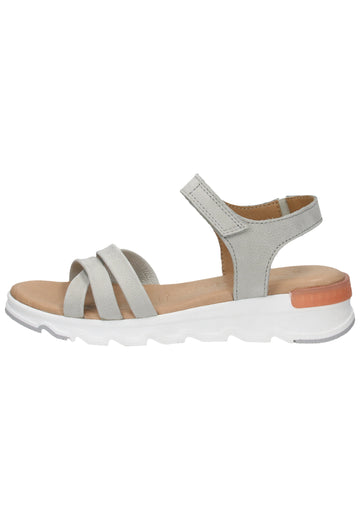 Tamaris Sandalen Leder Grau - surf4shoes