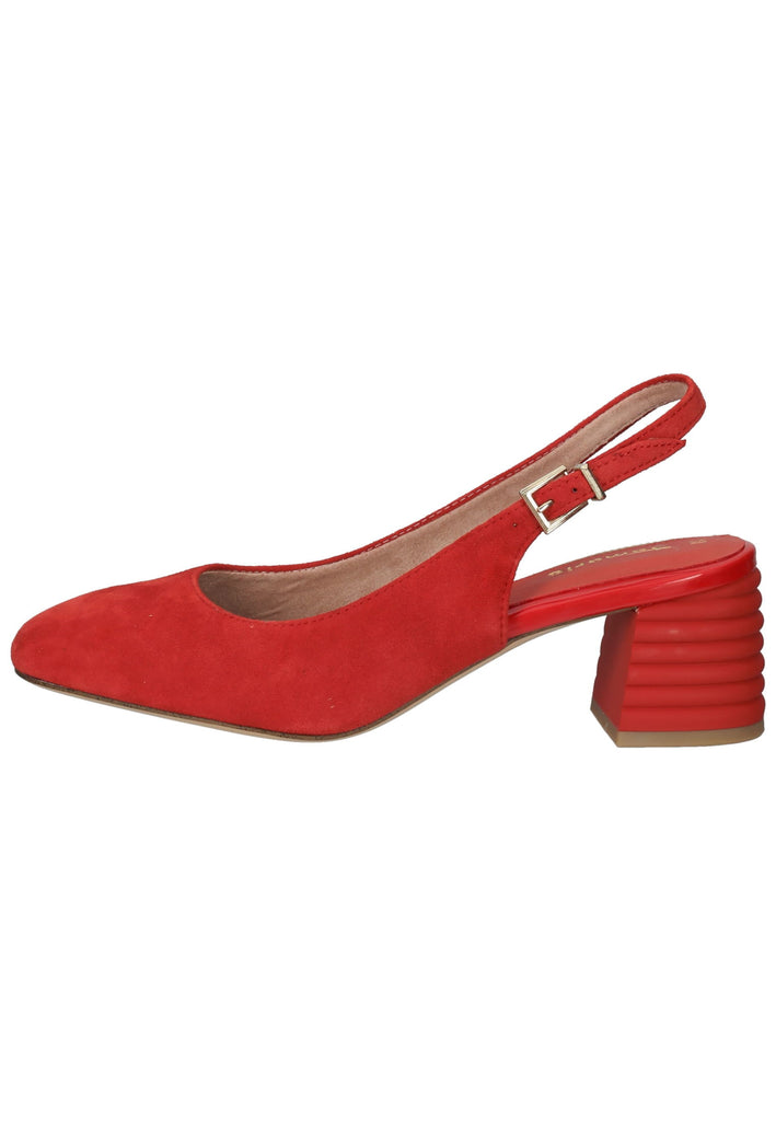 Tamaris Pumps Leder Rot - surf4shoes